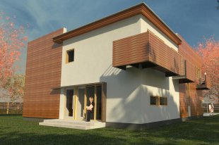Mały Dom Opieki - gotowy projekt budowlany - wizualizacja - 1